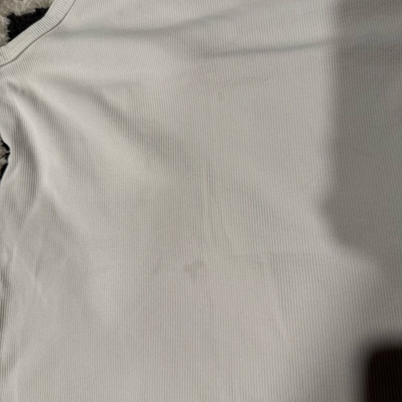 Coach Ivory Ribbed Tank Top - Picture 6 of 8